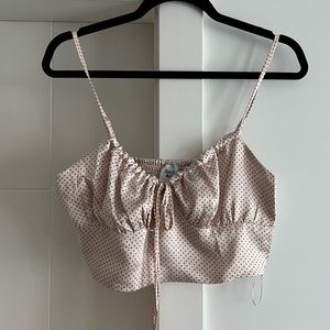 Princess Polly silk Cami Crop Top